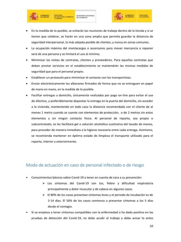 GUÍA DE BUENAS PRÁCTICAS PARA LOS ESTABLECIMIENTOS DEL SECTOR COMERCIAL - Imagen 10