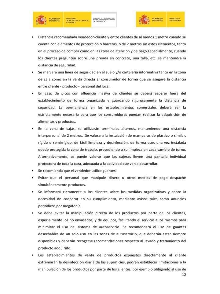 GUÍA DE BUENAS PRÁCTICAS PARA LOS ESTABLECIMIENTOS DEL SECTOR COMERCIAL - Imagen 12
