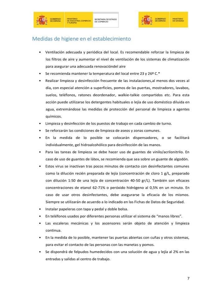 GUÍA DE BUENAS PRÁCTICAS PARA LOS ESTABLECIMIENTOS DEL SECTOR COMERCIAL - Imagen 7