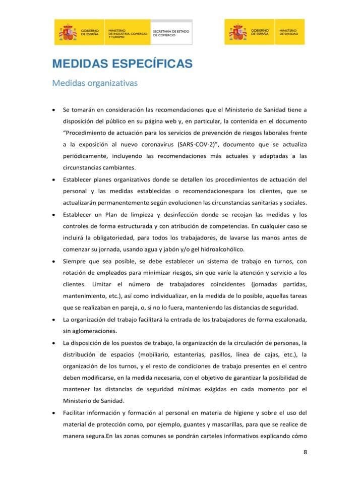 GUÍA DE BUENAS PRÁCTICAS PARA LOS ESTABLECIMIENTOS DEL SECTOR COMERCIAL - Imagen 8